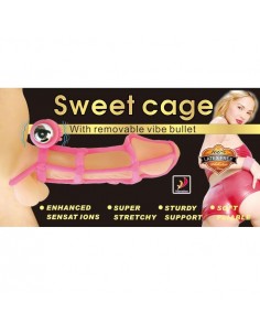 Penis rokavček - erekcijski obroček Sweet Cage 2