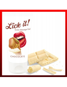 Erotični masažni gel Lick it Chocolate