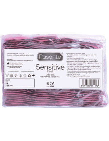 Kondomi Pasante Sensitive Feel 144 kom