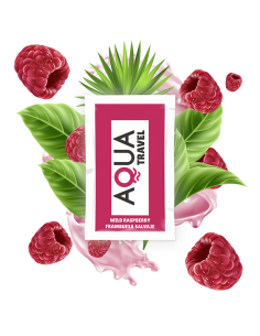 Lubrikant na vodni osnovi Aqua travel Wild raspberry 6 ml